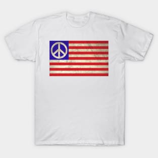 Vintage Peace Flag T-Shirt